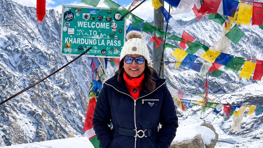 ‘I did it’: Hina Khan visits 17,582-ft Khardung La