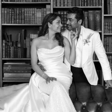 Son Dev walks Jyotika down the aisle as she, Suriya renew vows: ‘Not a perfect marriage’
