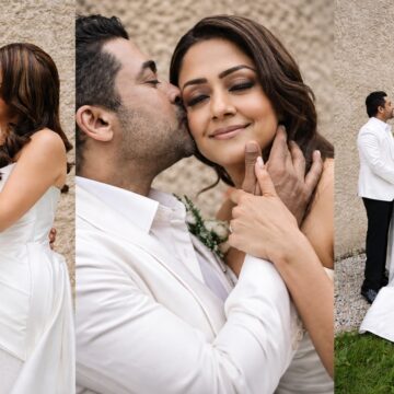 Suriya and Jyotika renew wedding vows 20 years after tying the knot, see video Suriya and Jyotika renew wedding vows 20 years after tying the knot, see video