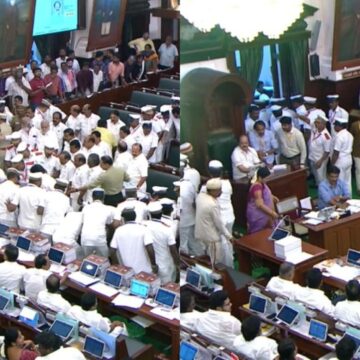 TN Assembly: நீக்க மறுத்த சபாநாயகர்.. தூக்கிச் சென்ற காவலர்கள்!