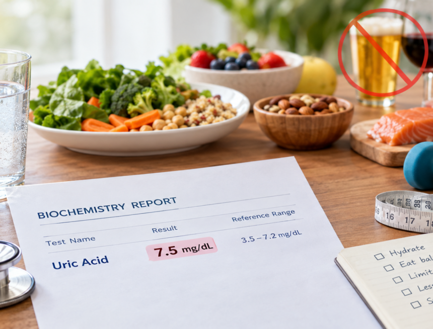 Uric acid is 7.5 mg/dL: Should you worry about gout?