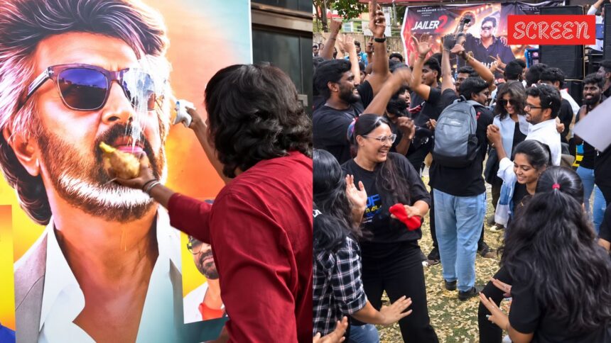 Rajinikanth’s Jailer 2 mania takes over theatres as fans dance, burst crackers. Watch