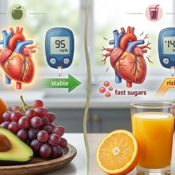 Whole fruit vs juice: What people with diabetes and heart disease should know